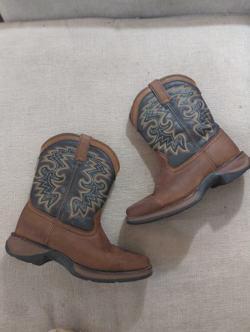 Vintage Durango Brown Leather Western Boots Women's Size 5 Cowboy Boots